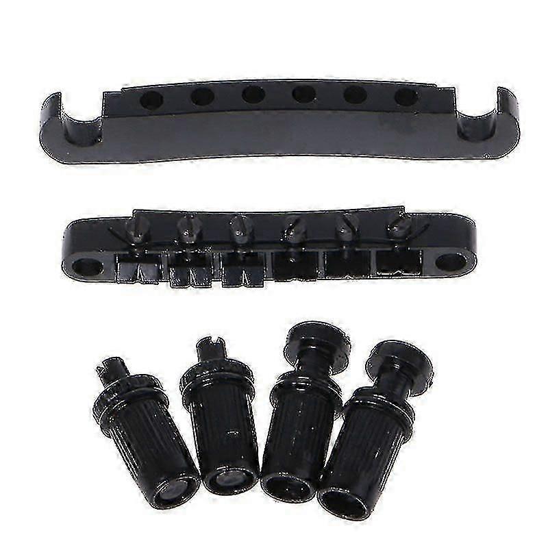 Super Guitar Bridge Tailpiece Tailblack1set