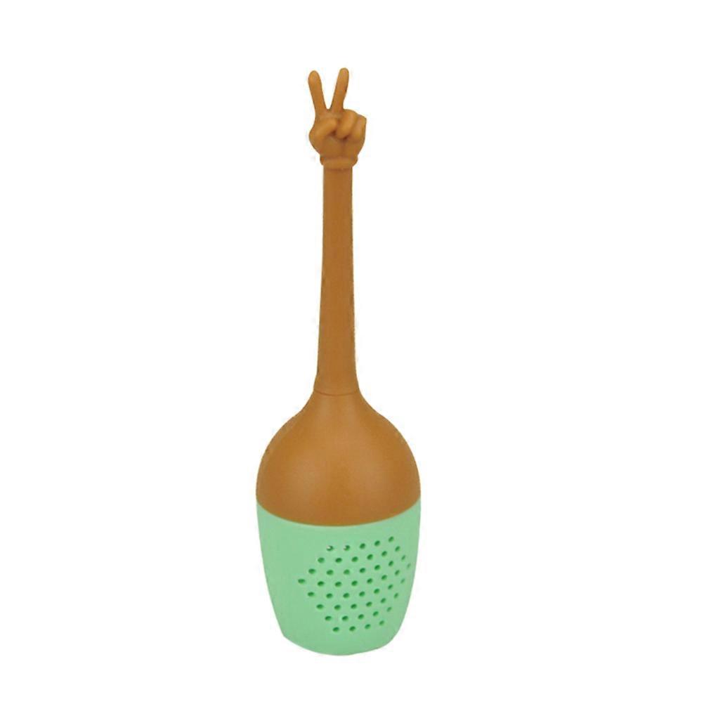Silicone Tea Infuser Tea Leaf Strainer for Hand Gesture Use