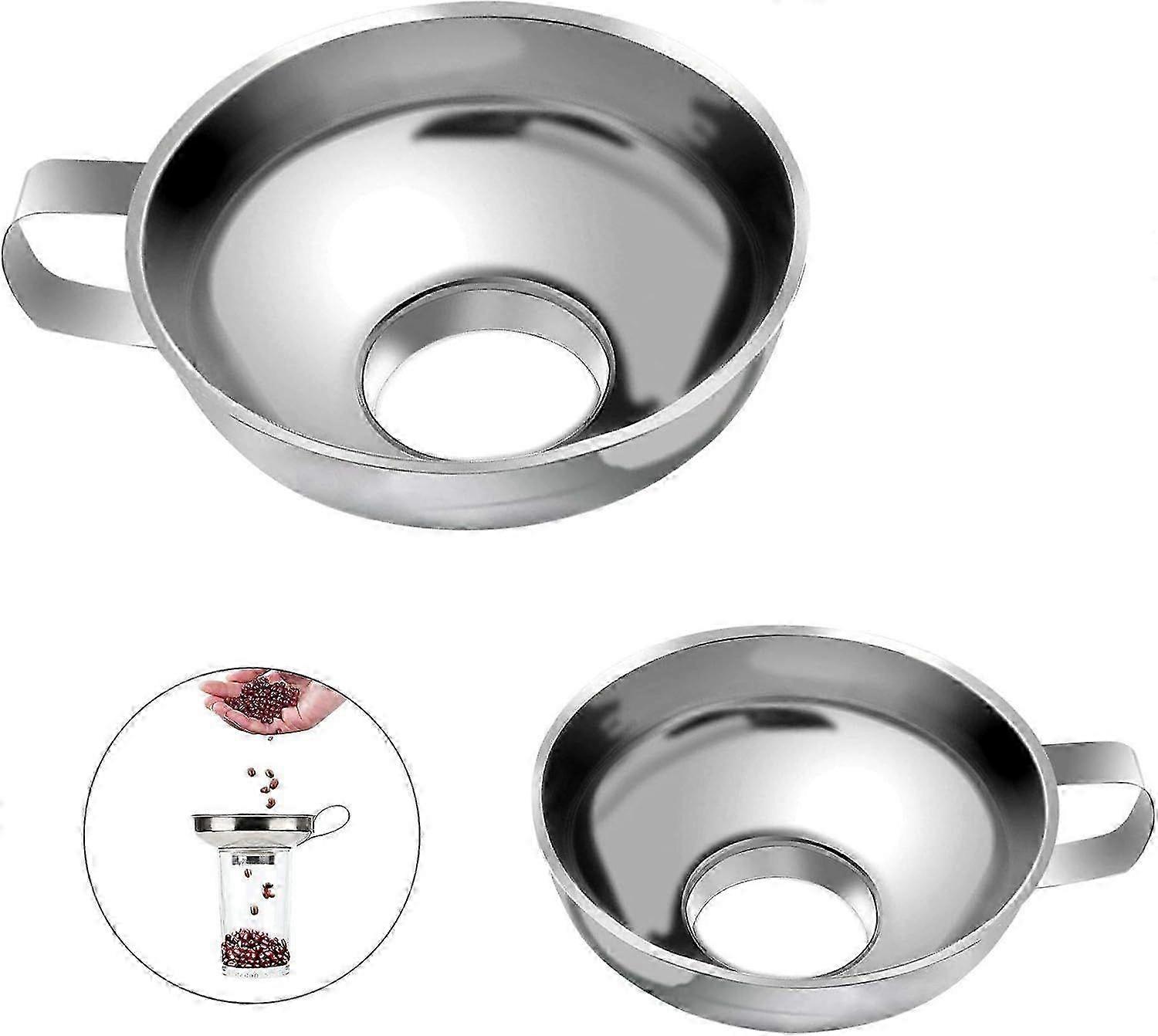 Rust-Proof Stainless Steel Funnel Set