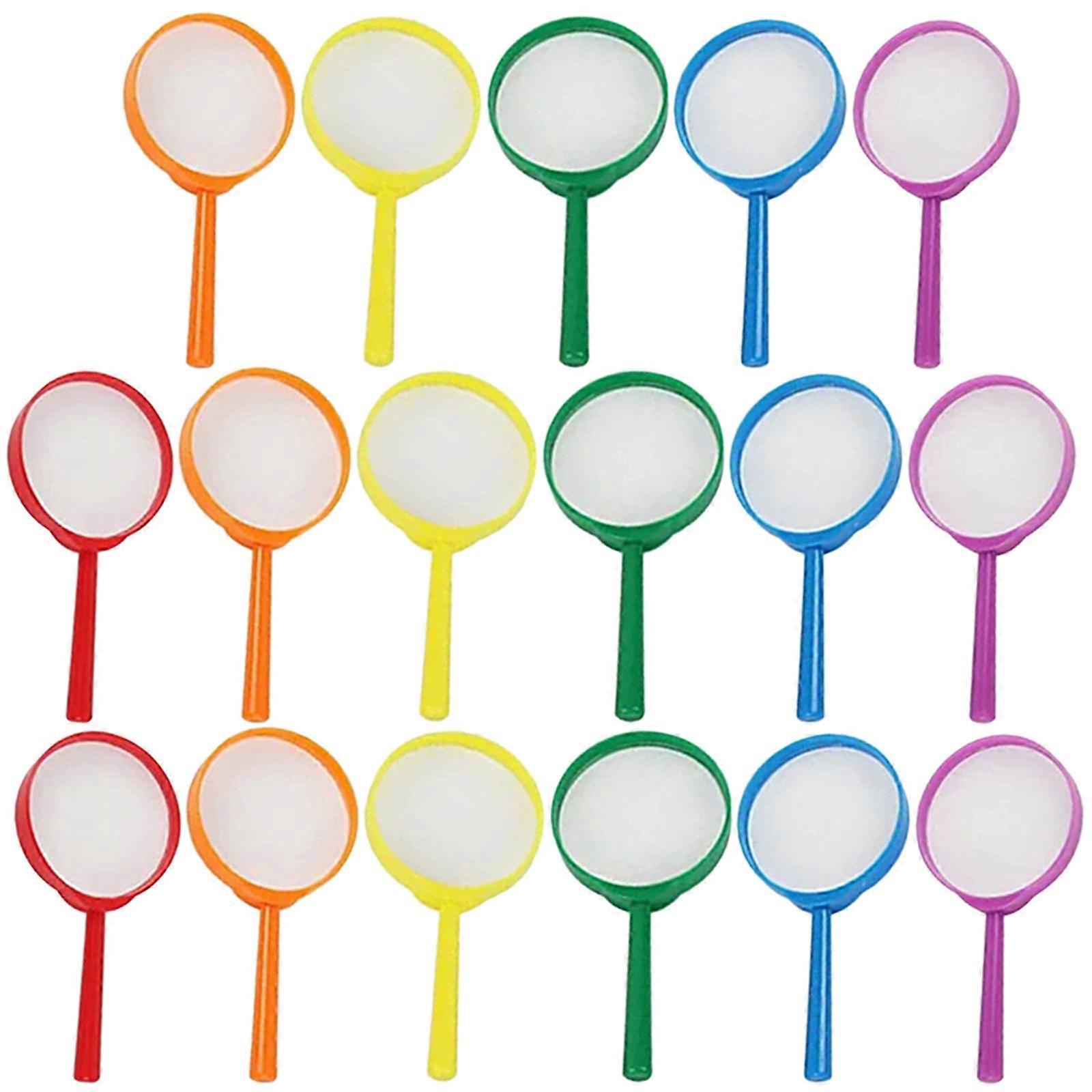 Assorted Explore Magnifier for Science 18Pcs Elderly Reading Handheld Tool