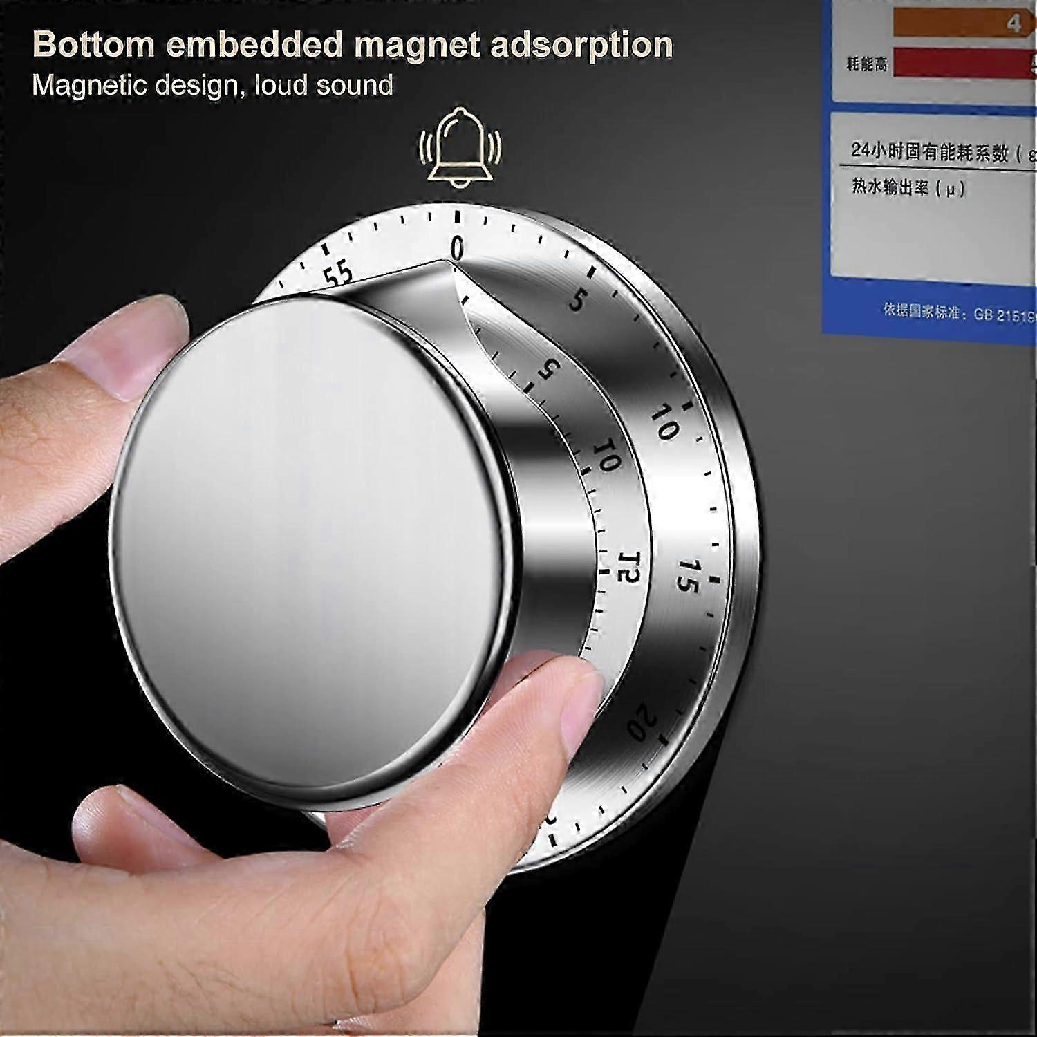 Kitchen Timer, Stainless Steel Cooking Timer