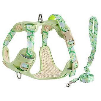 1 pc No-Pull Pet Harness, Size XS | Slim fit, adjustable, padded, 1.5 m rope