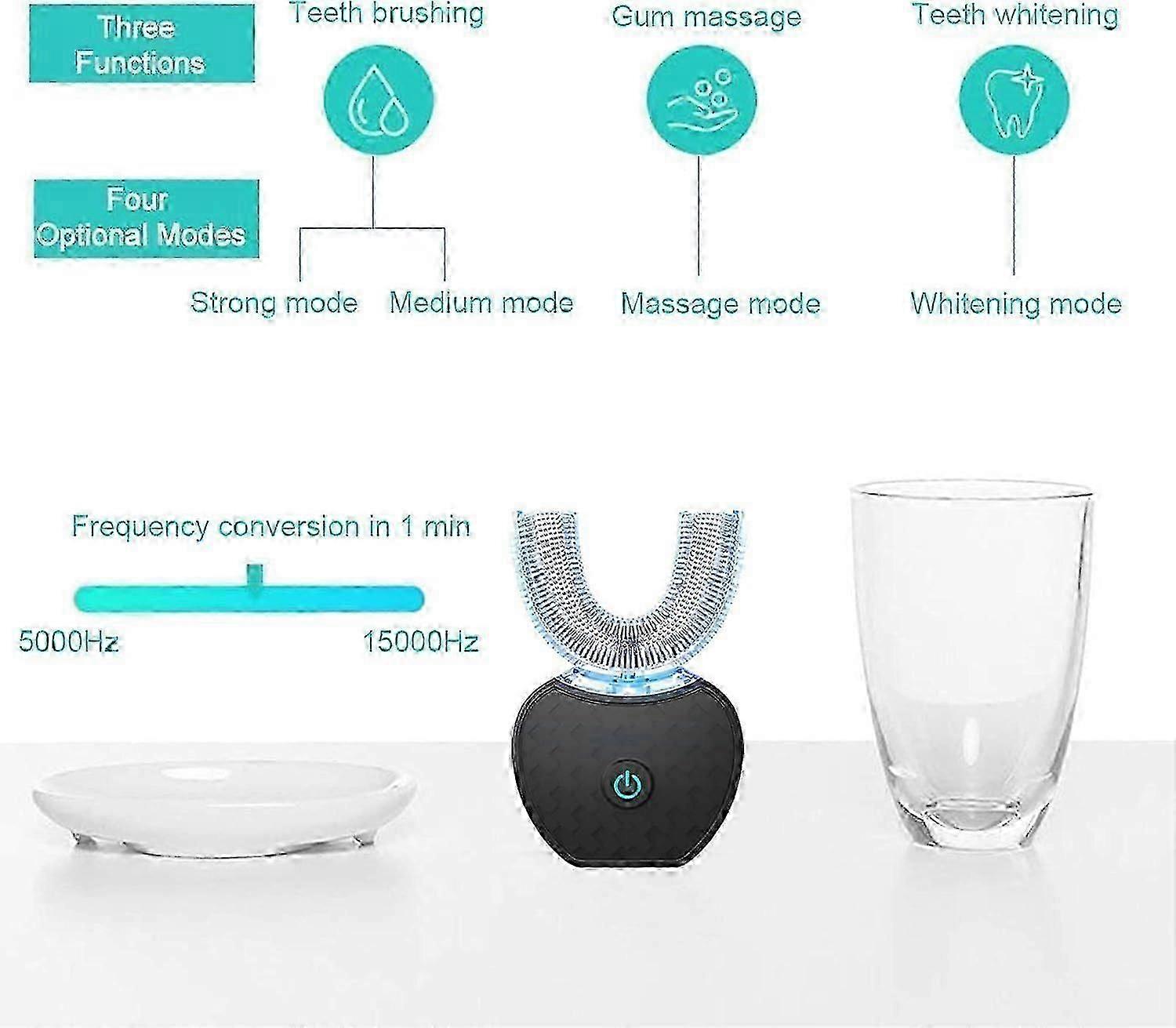 U-Shaped Rechargeable Sonic Toothbrush