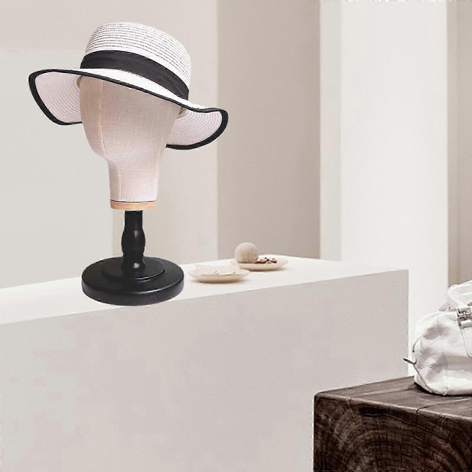 Portable Canvas Mannequin Head Stand