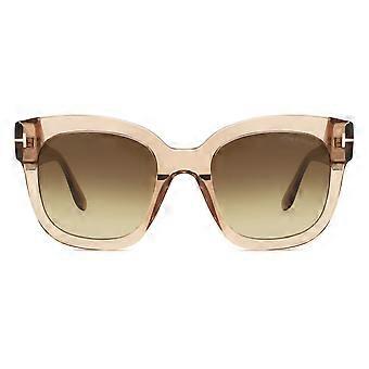 Tom Ford FT0613 BEATRIX-02 45K Full Rim  Women Square Sunglasses UV3 Original