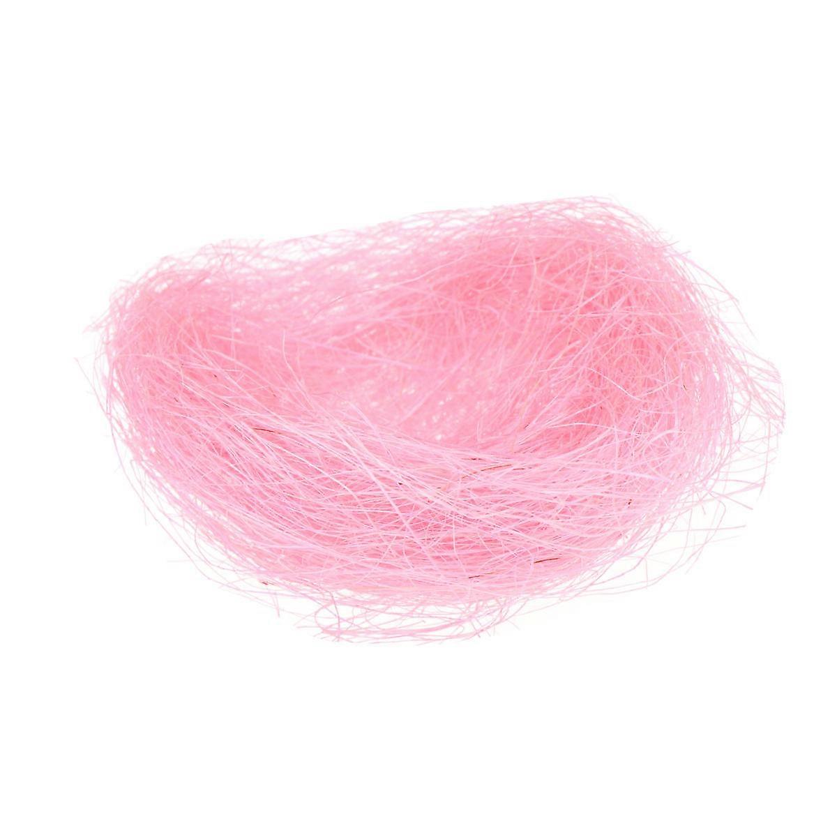 Artificial Chicken Nest Simulation for Decoration 6Pcs Pink Easter Decor