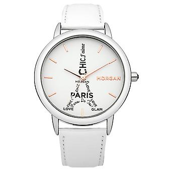 Morgan Quartz Analog Women's Watch with M1232W Synthetic Leather Bracelet
