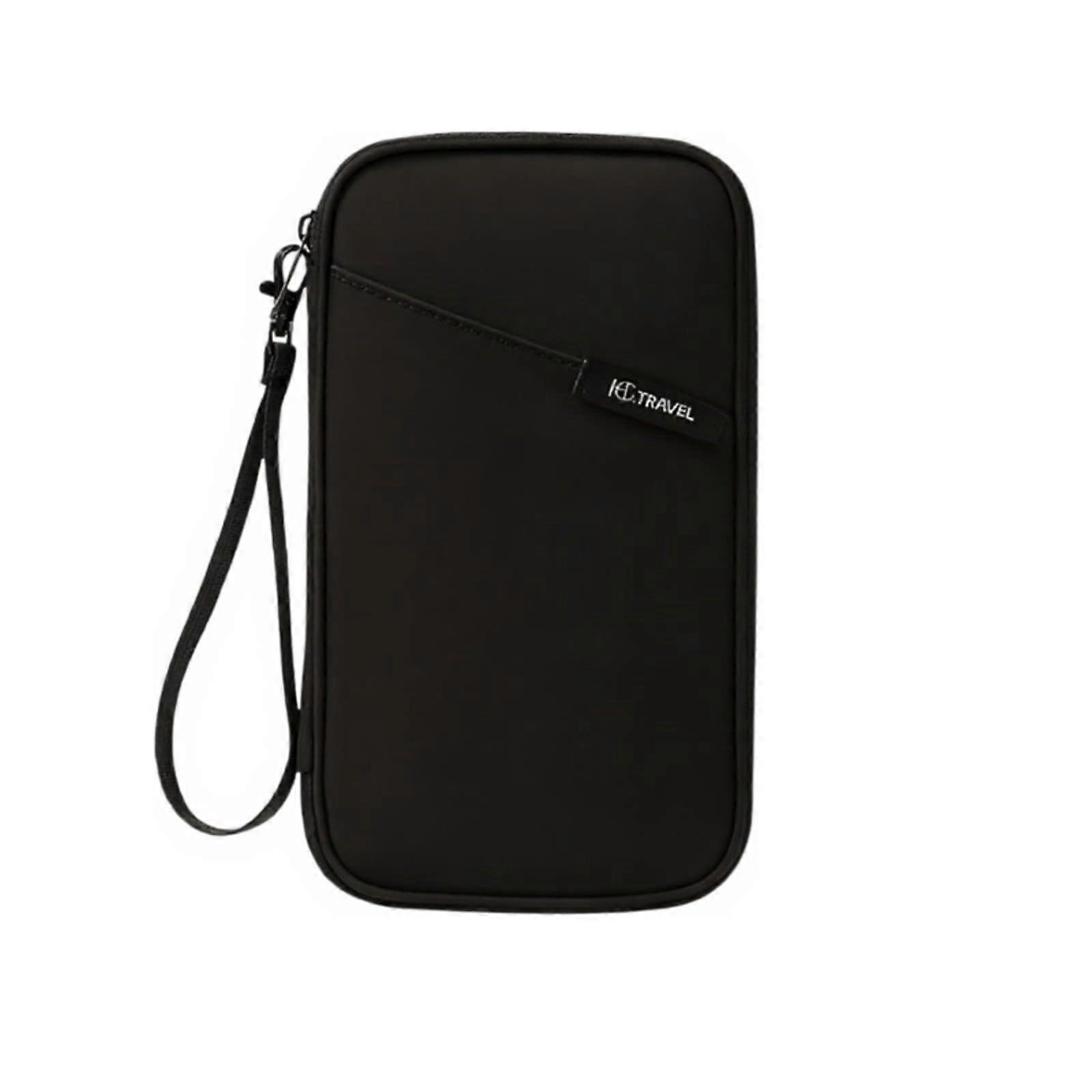 Travel Passport Holder and Document Organizer with MultiDocument Storage, Secure Zipper, Compact Design