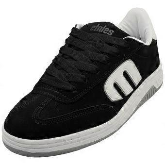 Etnies Locut Mens Skate Trainers in Black White