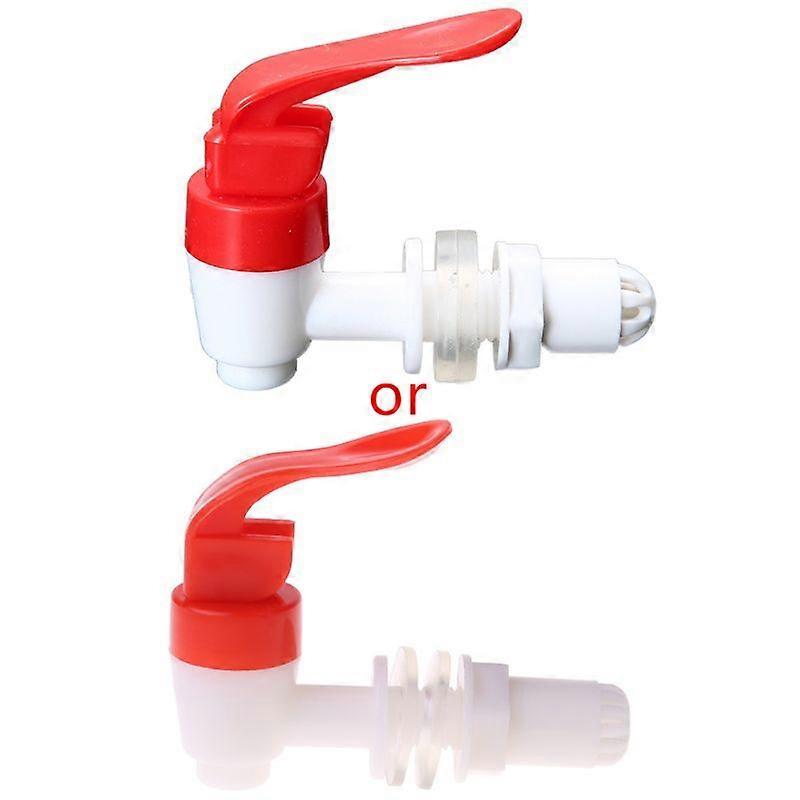 White Red Plastic Wine Spigot Valve