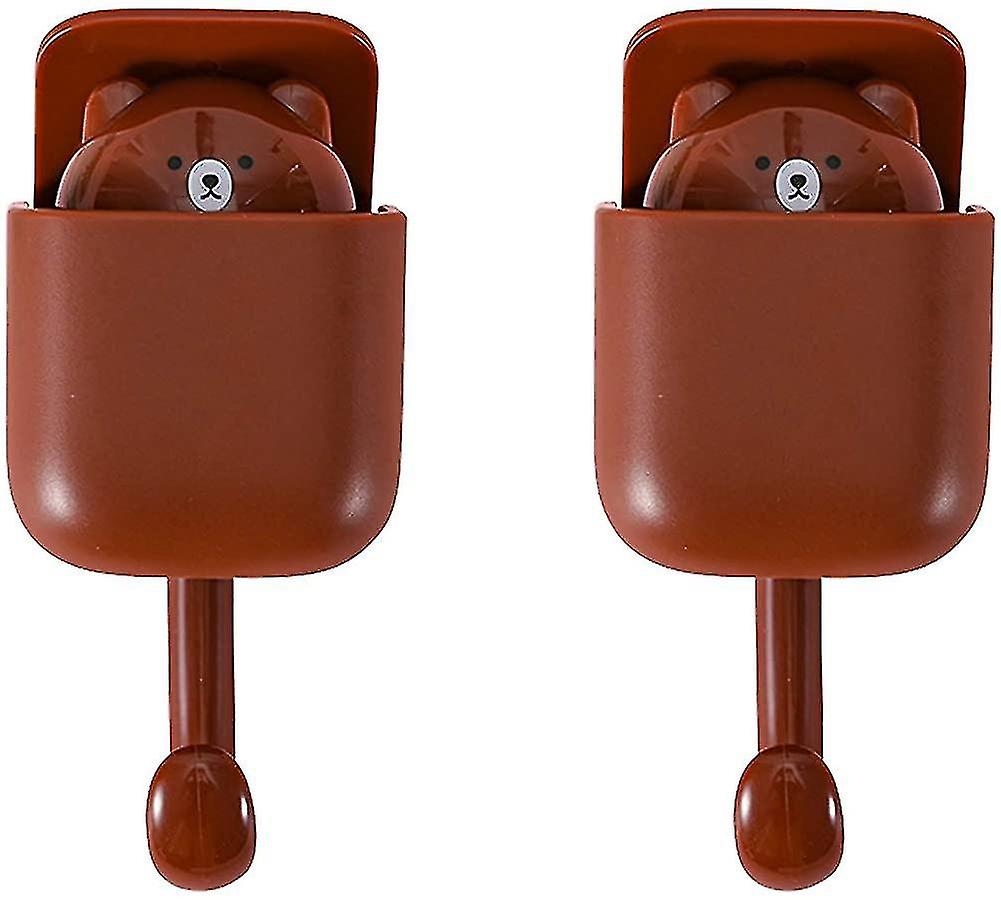 2pcs Self-adhesive Hook,cute Hanger Hooks. No Trace Waterproof Self-adhesive