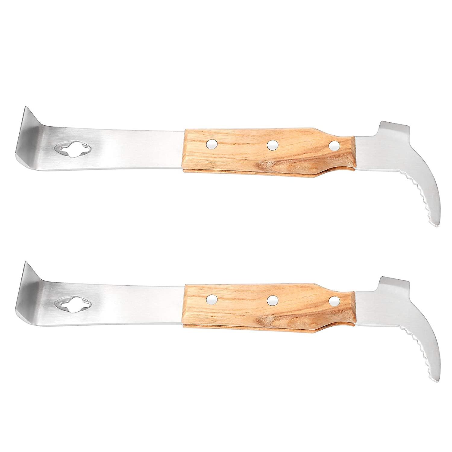 Beehive Tool,2PCS Hive Tool Beekeeping Scraper Tool Bee Hive Tool Scraper Hive Scraper Multifunction Beekeeping Tool Beehive Cleaning
