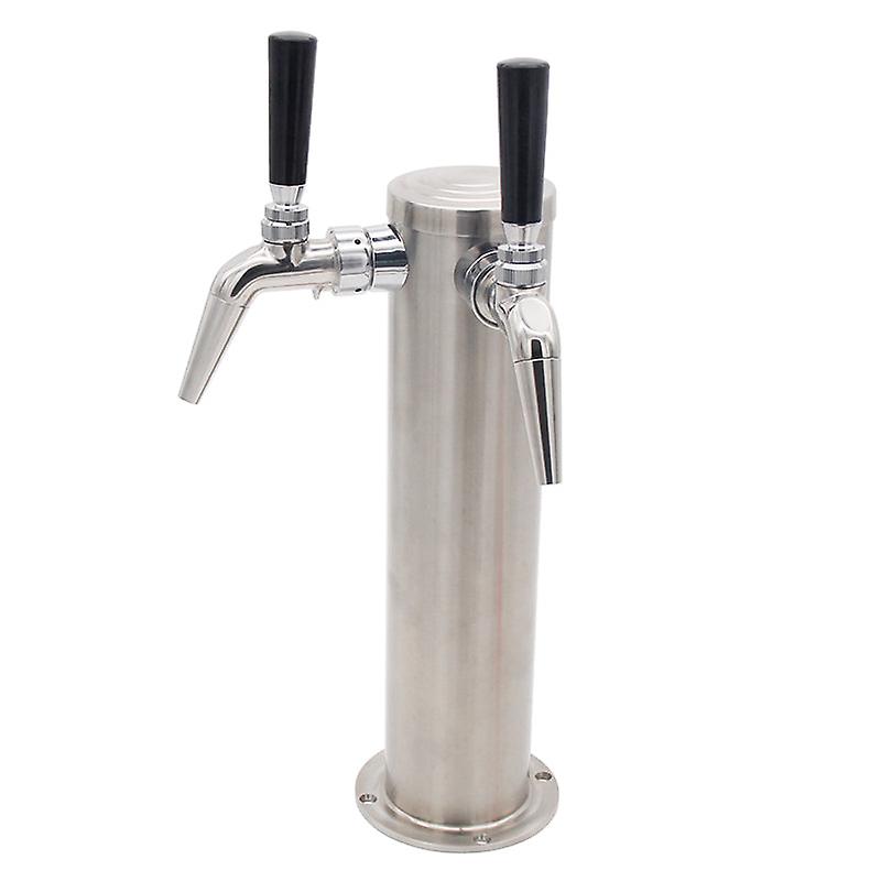 Nitro Coffee Tower – 2 Faucets With 100% Ss Contact Ss Polished Air Cooled