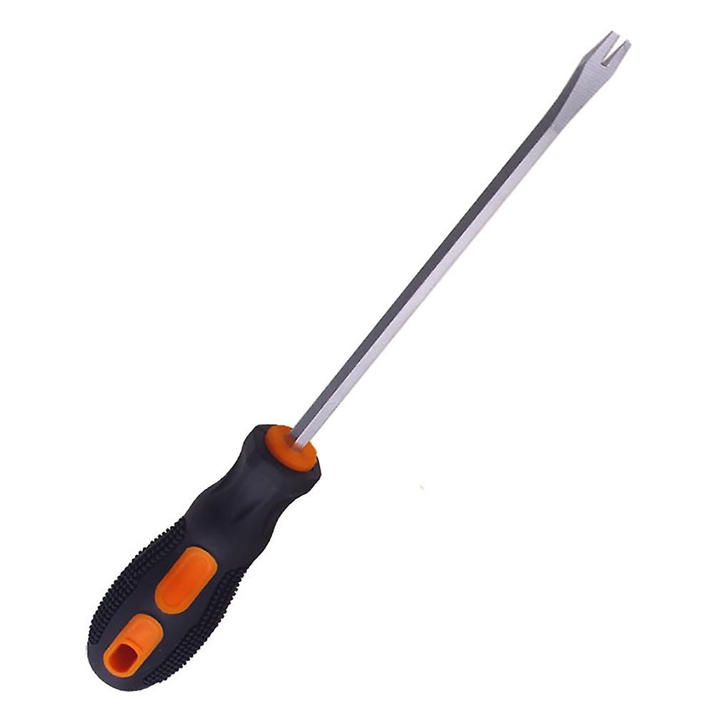 1pc steel screwdriver with comfortable non-slip TPR handle