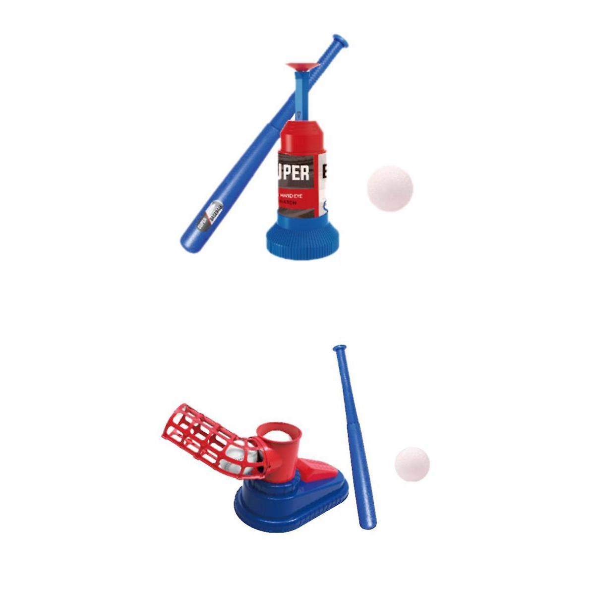 2 SetBaseball Ball Set Training Game Automatic Launcher Machine
