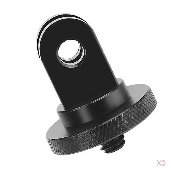Aluminium 1/4inch Thread Camera Conversion Mount Adapter for  3x