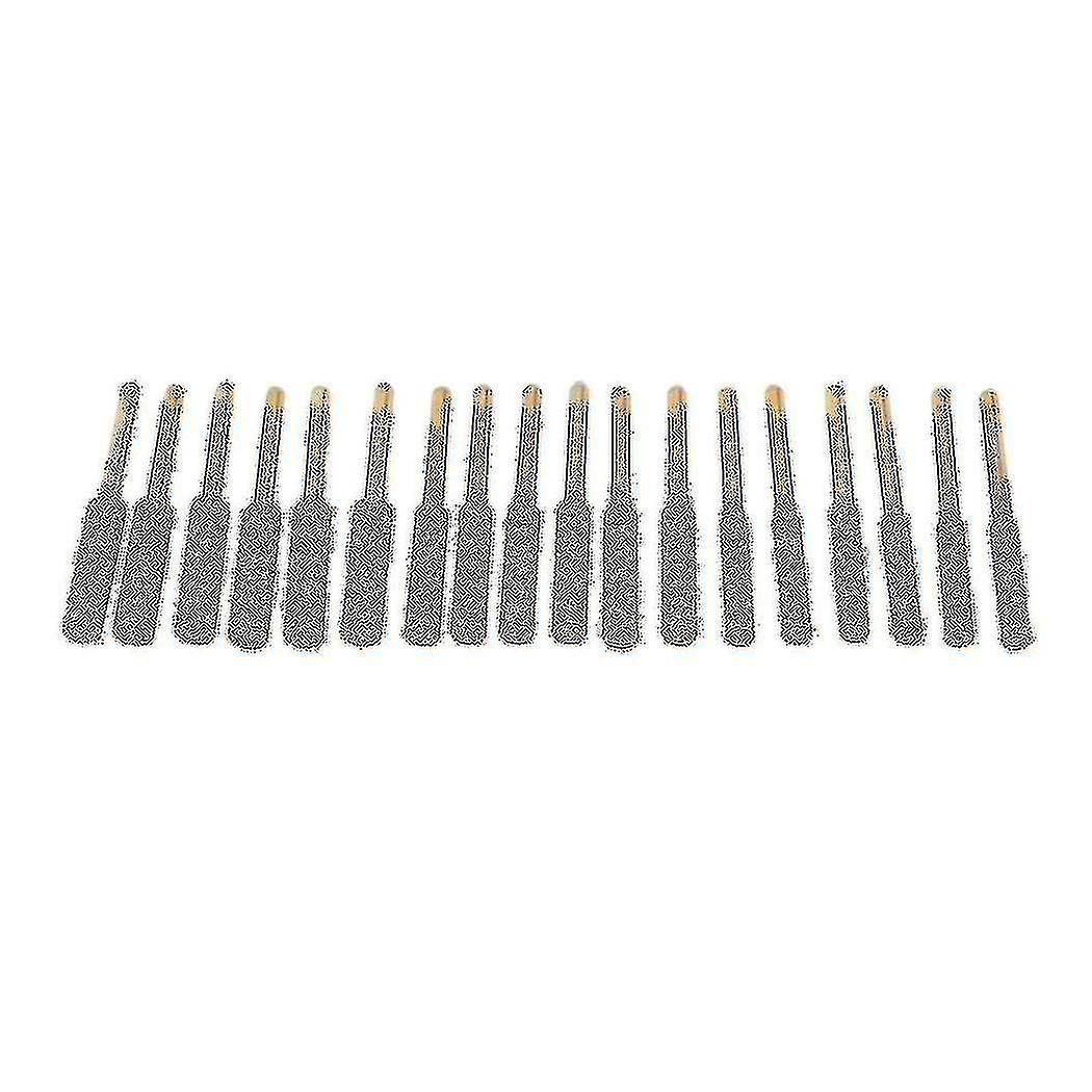 18pcs High Hardness Diamond Chainsaw Sharpener- Titanium Plated Burr Stone File,diamond Sharpening