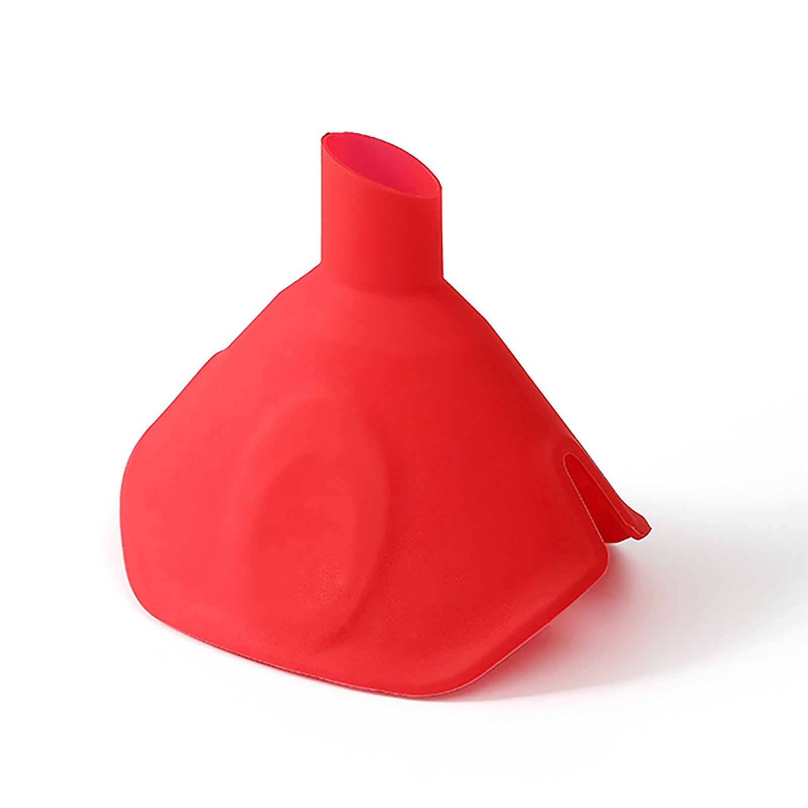 Compact And Easily Store Silicone Funnel Anti Slip Particle Design Silicone Funnel For Water Bottle Liquid Transter