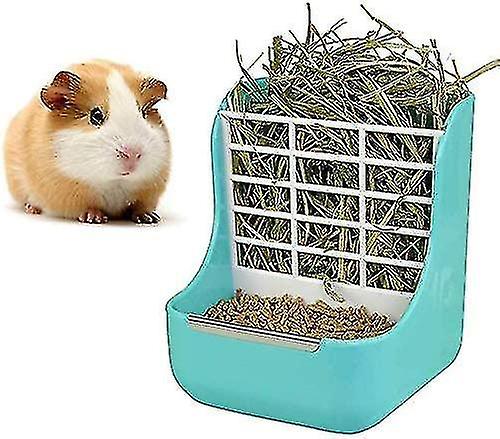 Rabbit Feeder Bunny Guinea Pig Hay Feeder, Hay Food Bin Feeder, Hay And Food Feeder Bowls Dontodent