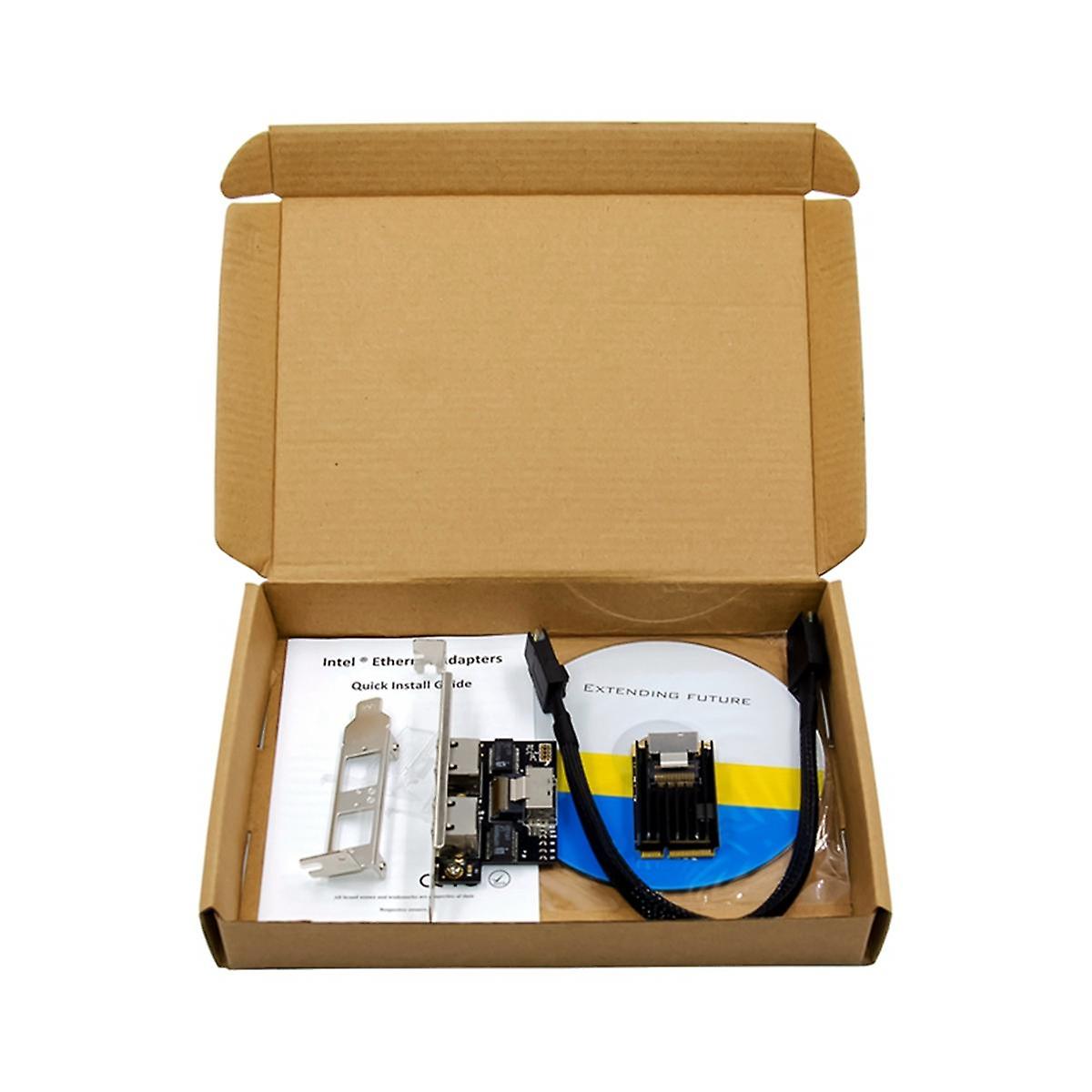 SUNWEIT ST7242 I350AM2 Mini PCIE Dual Port Gigabit Copper Industrial LAN Server Network Card