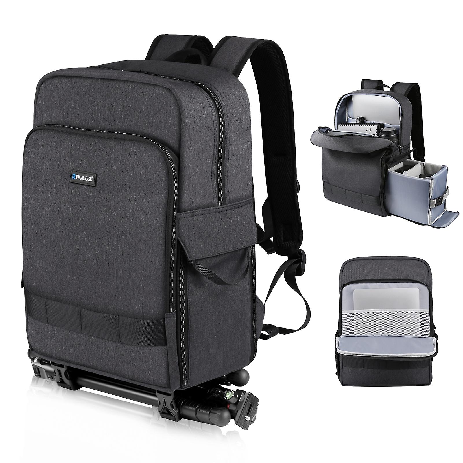 Portable Camera Backpack Camera Bag Dual Shoulder Straps Large Capacity