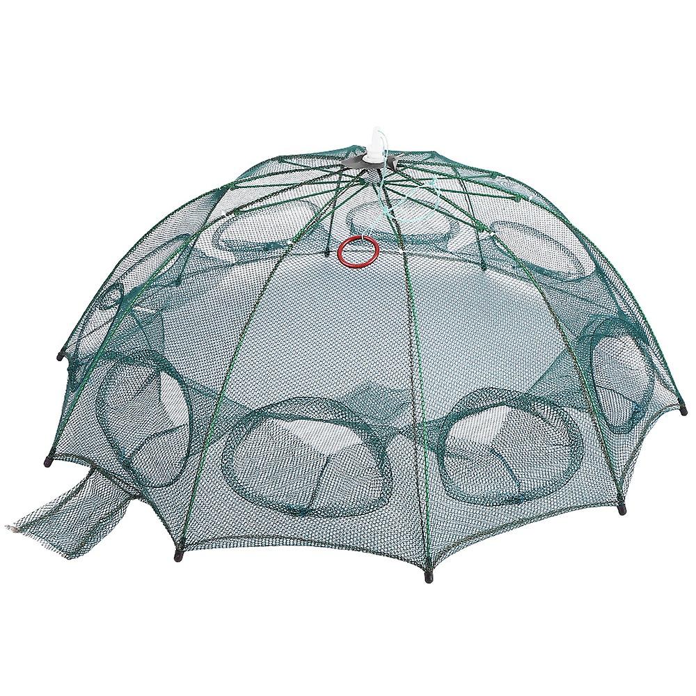 4/6/8/10 Hole Automatic Fishing Trap Portable Folding Fishing Net Fish Shrimp Minnow Crab Mesh Trap