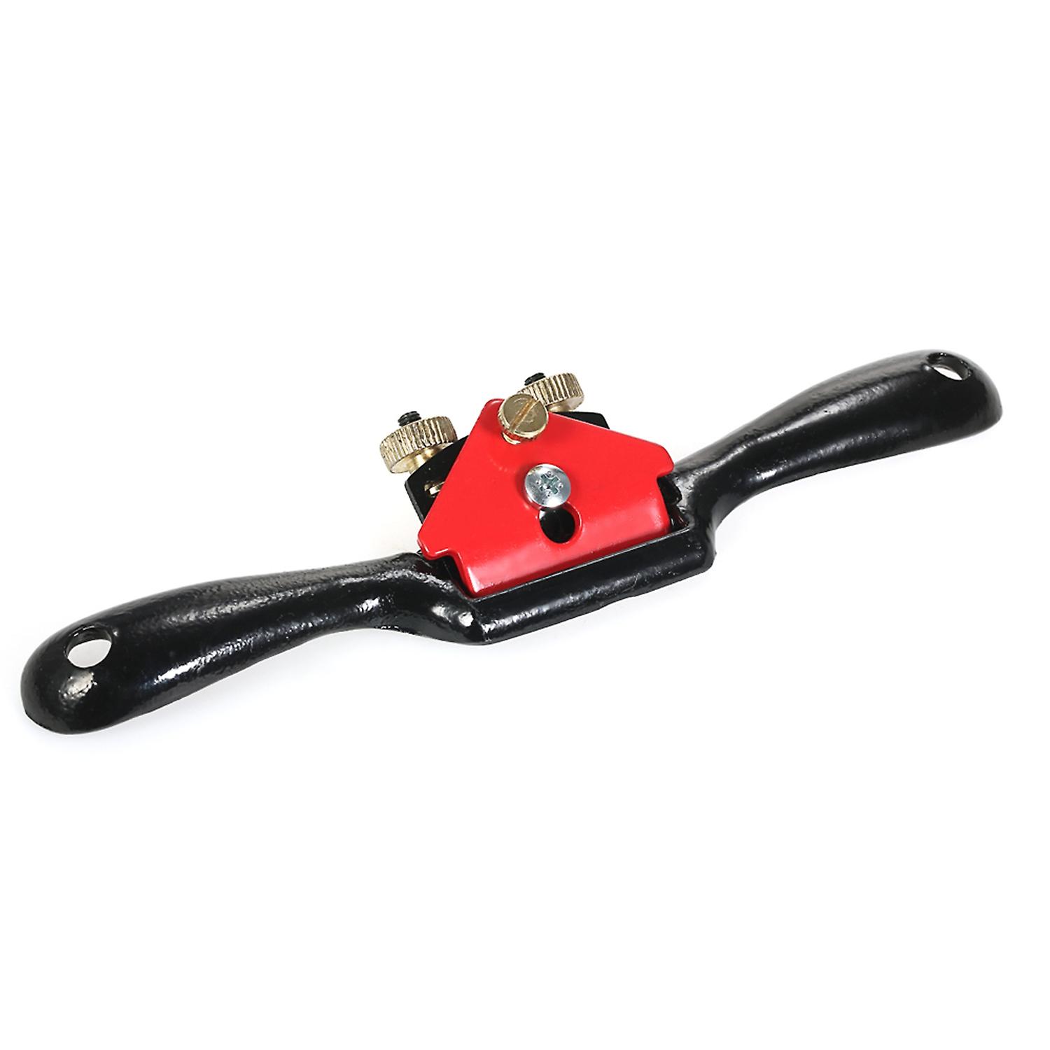 9 Inch Spoke Shave Plane with Adjustable Cutting Depth Metal Blade Multifunction Wood Manual Planer