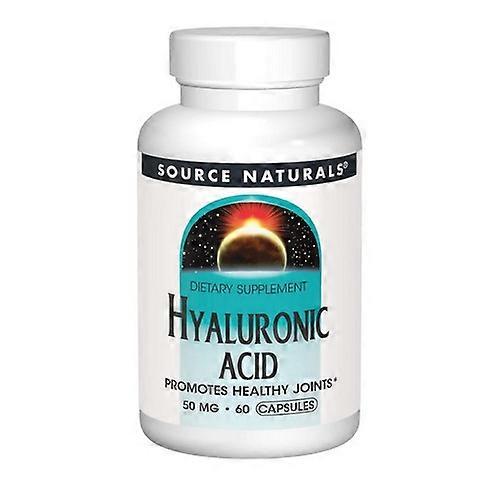 Source Naturals 透明质酸,50 毫克,60 粒胶囊(1 包)