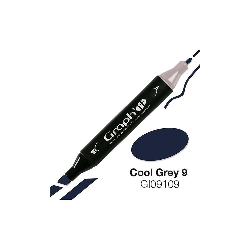 Graph'It Double Tip Marker - Cool Grey 9