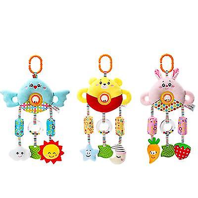 Bear Baby Crib Hanging Turn Bead Doll, Wind Chime Plush Toy Az14594