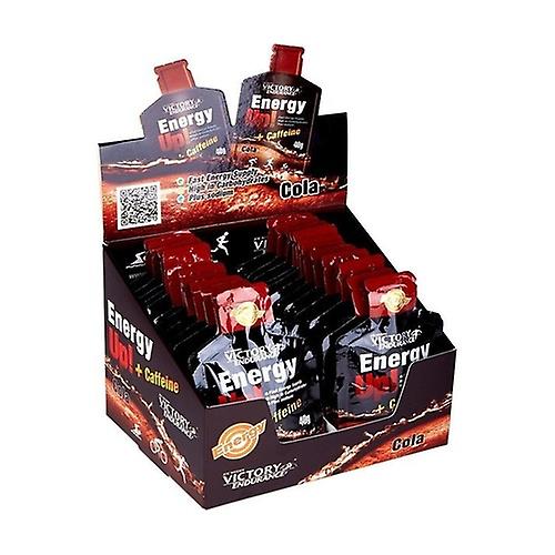 Energy up gel with cola caffeine 24 units of 40g (Cola)