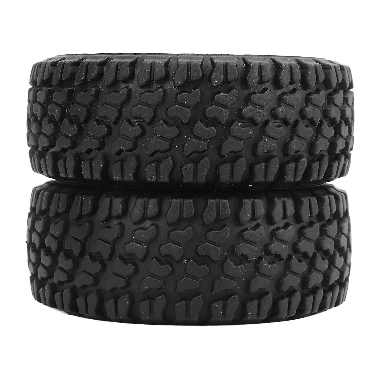 2Pcs 82mm RC Car Tires 31mm Width 12mm Hex Adapter Spare Part for SCY 16103 1/16 RC Off-Road Car