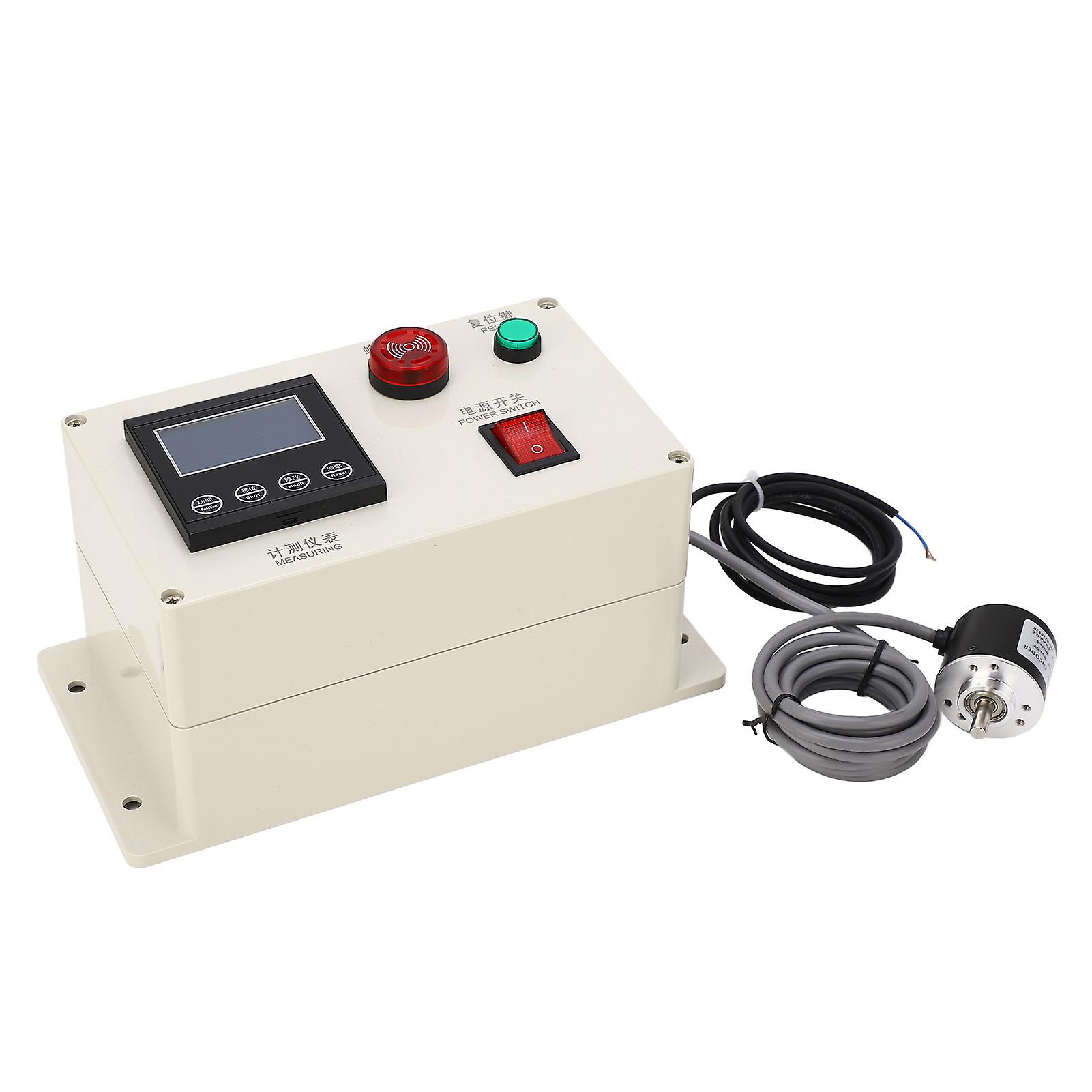 Digital Meter Counter 6-Digit Double Row with Wheel & Bracket AC100-240V