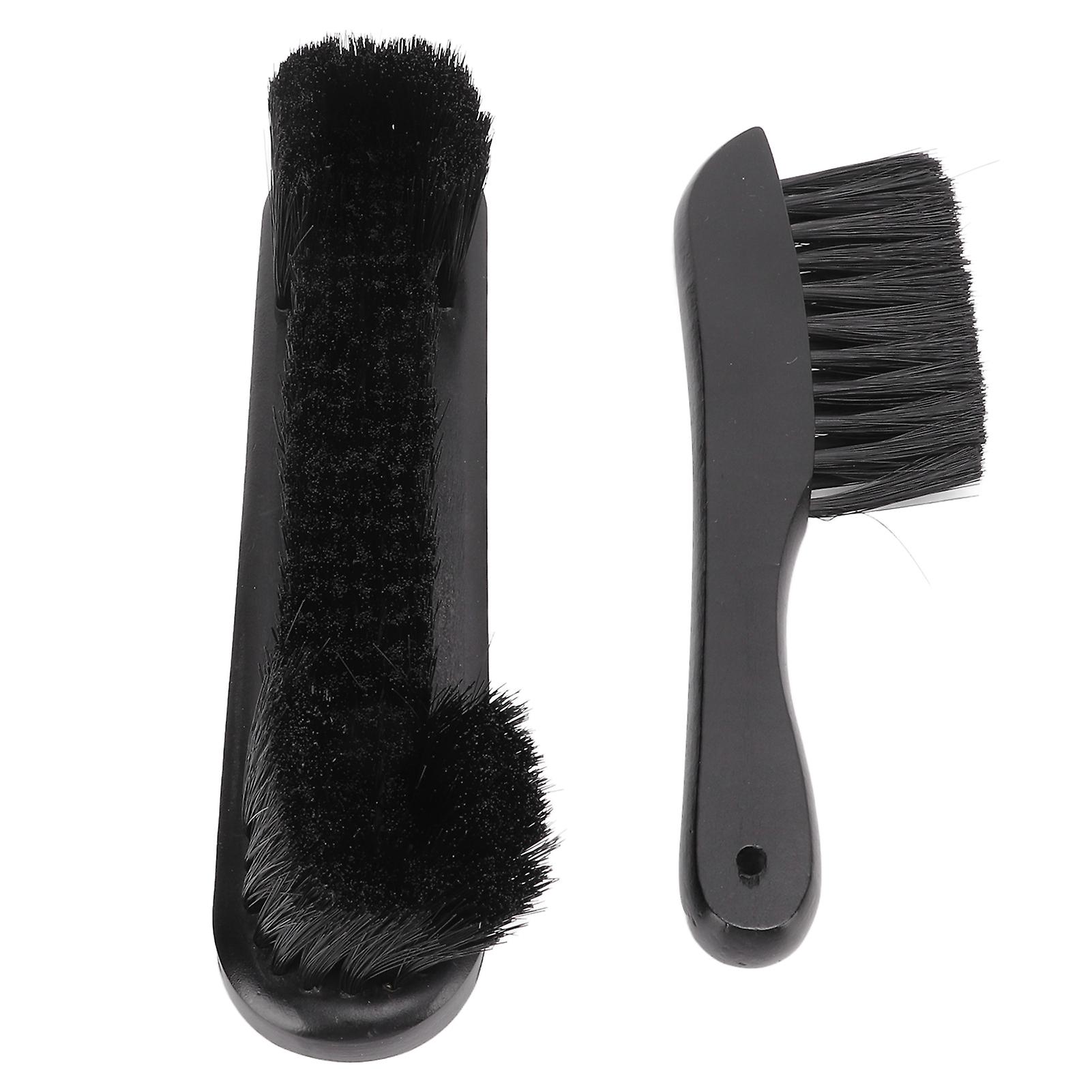 Billiards 9in Pool Table Brush 8.5in Rail Brush Kit Cleaning Tools with Wood Handle for Cleaning