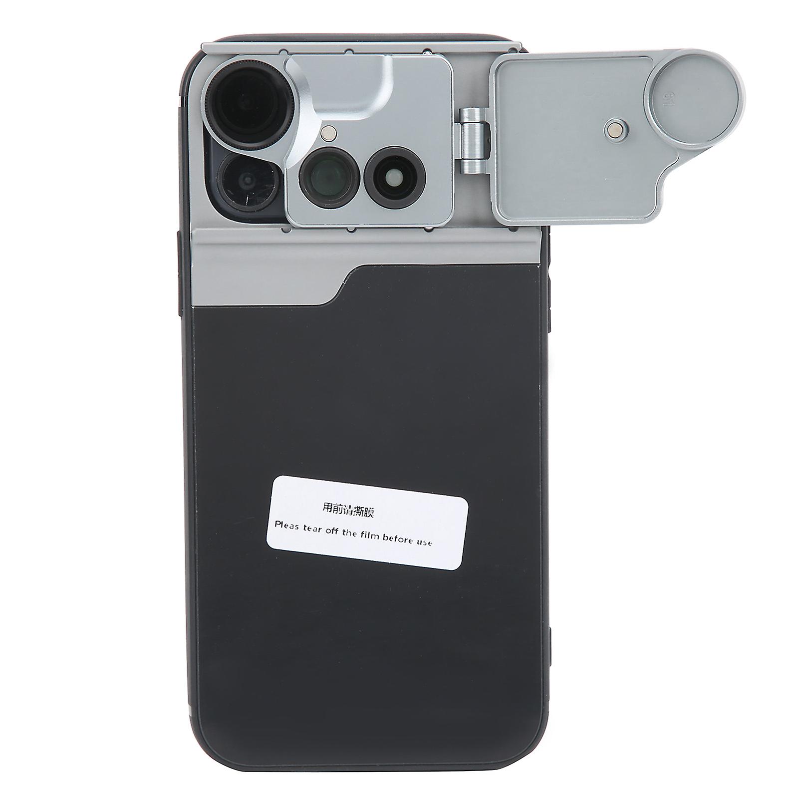 Multi Lens Mobile Phone Case, Macro, Fisheye, CPL Filter Lens