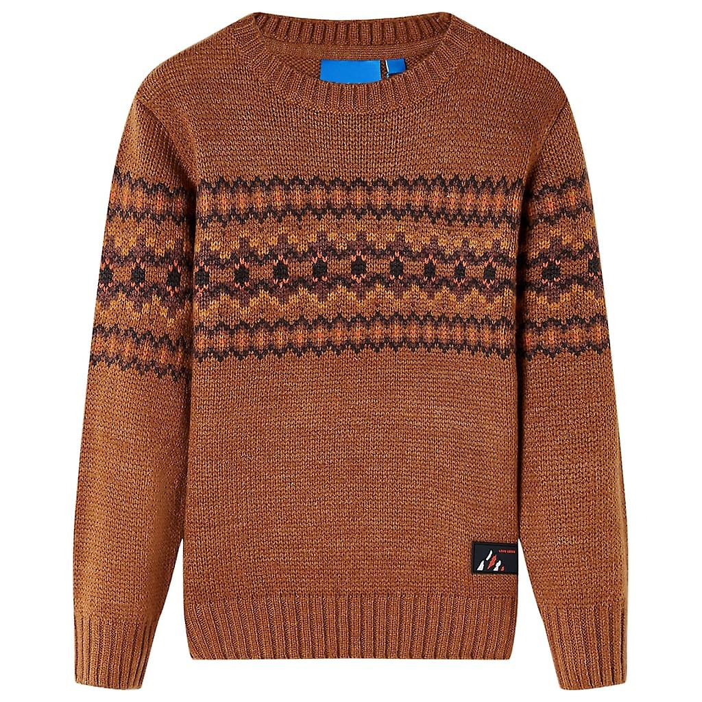 Kinderpullover Gestrickt Cognac 92, SKU: 14489