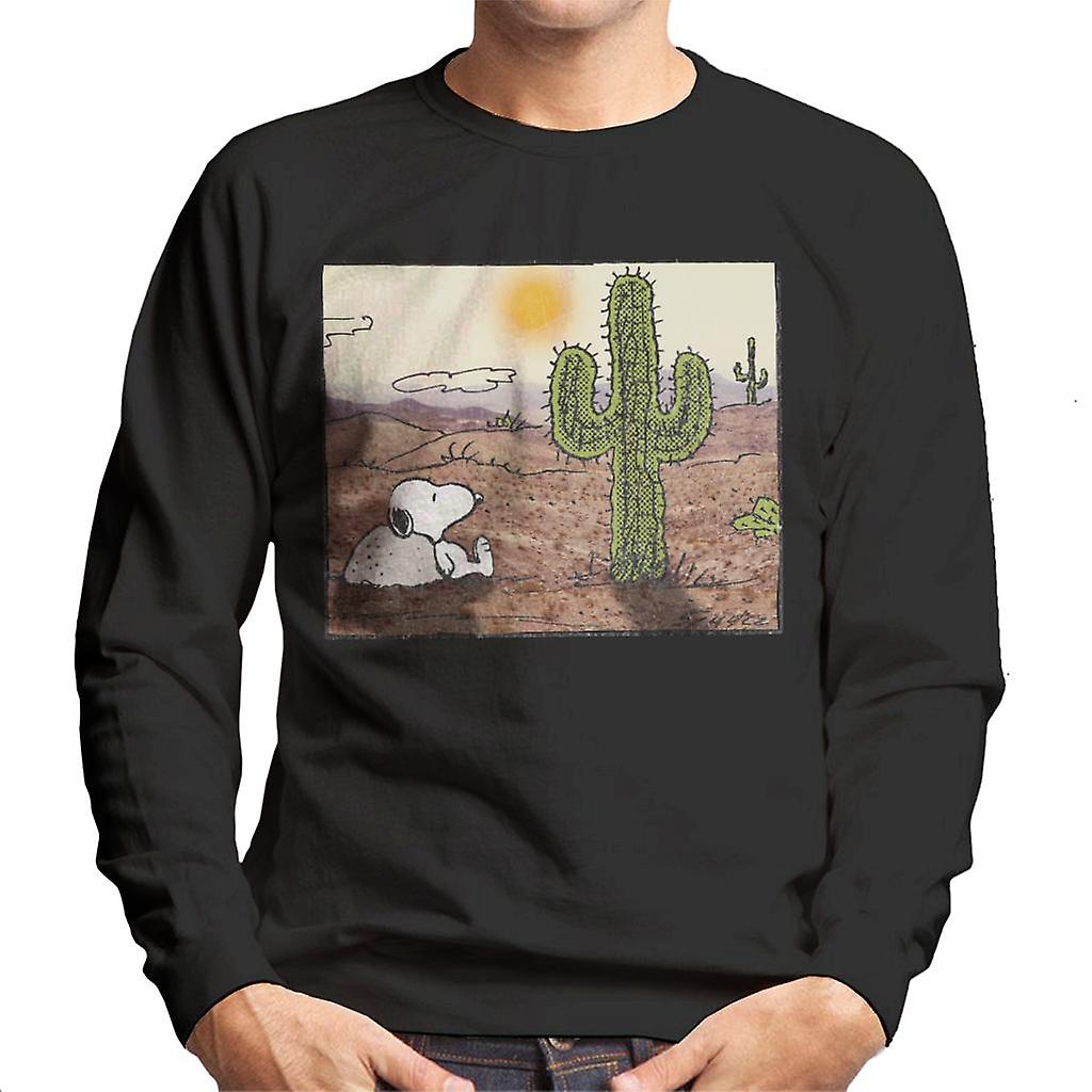 Peanuts Snoopy Cactus In The Desert Men's Sweatshirt