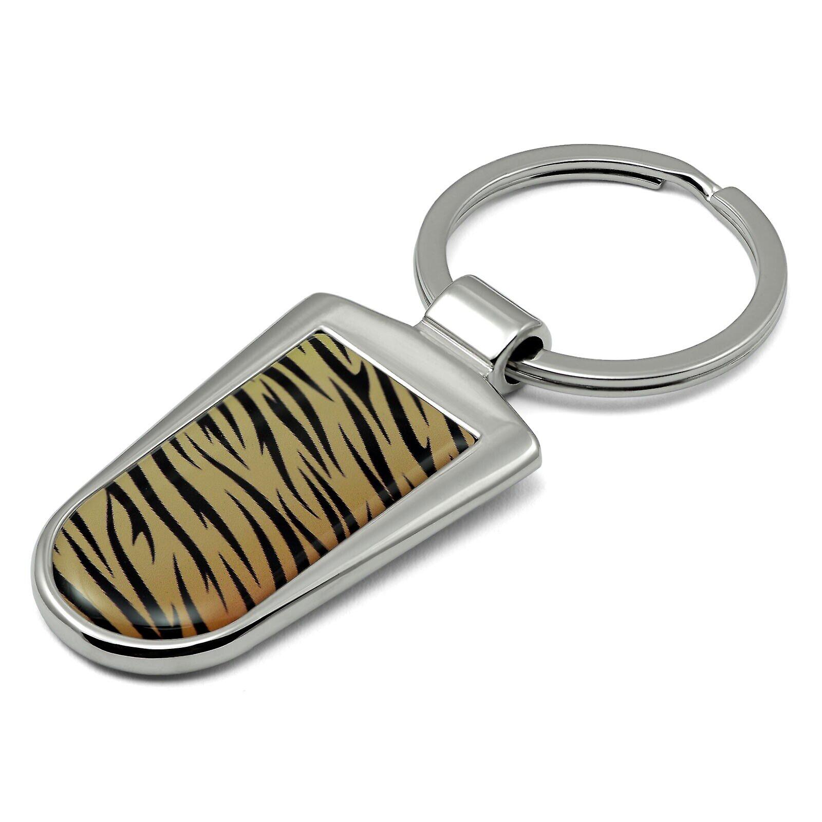 Tiger Print Key Ring - KRG-50.3