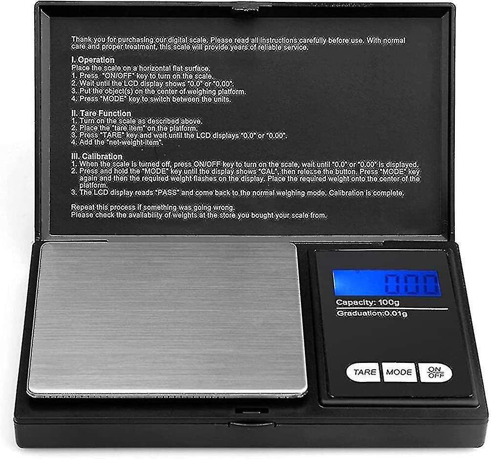 High precision electronic liquid crystal display digital scale 0.1g-1000g - JT01