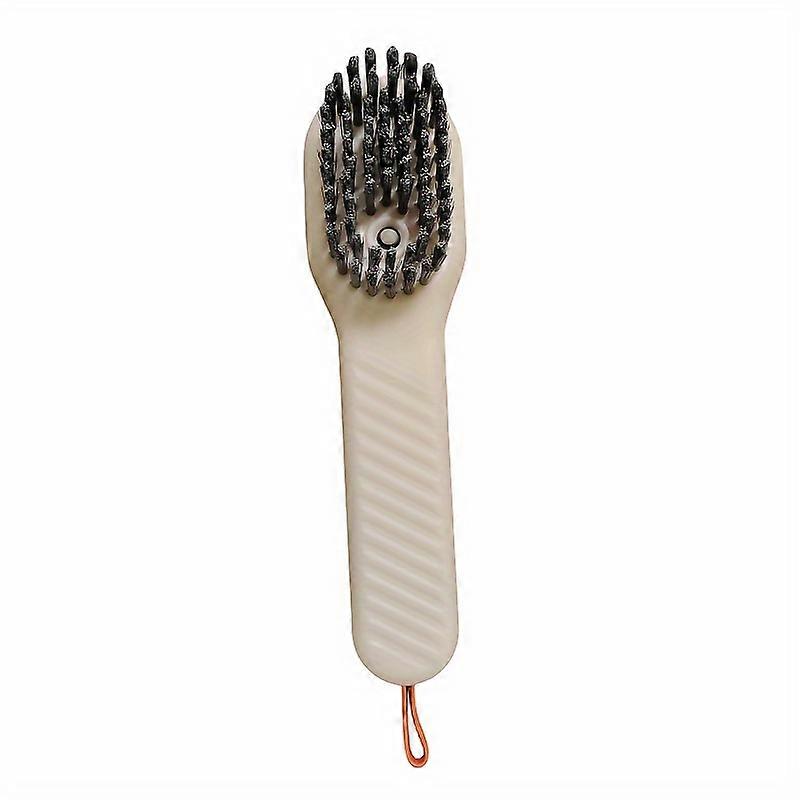 Liquid Dispensing Multi-Functional Brush - Durable Shoe & Surface Cleaner for Bath, Kitchen, Laundry - Soft, Gentle on Clothes & Shoes