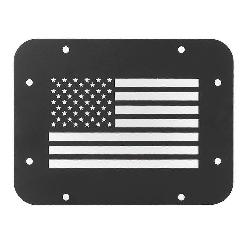 Heckklappen-Entlüftungsplattenabdeckung US-Flaggentyp Passend für Jeep Wrangler JK 2 oder 4-Türer Modelle 07-18