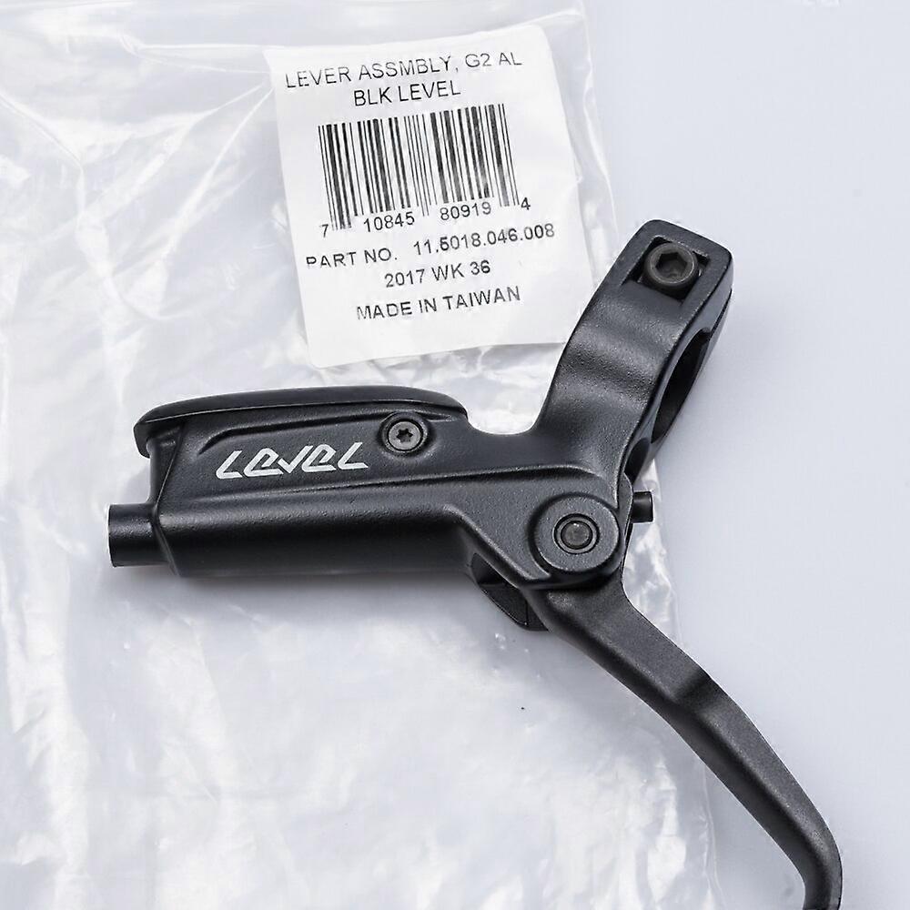 SRAM 11.5018.046.008 DISC BRAKE LEVER ASSEMBLY ALUMINUM LEVER (ASSEMBLED NO HOSE INCLUDES BARB & OLIVE) VERSION 2 BLACK LEVEL