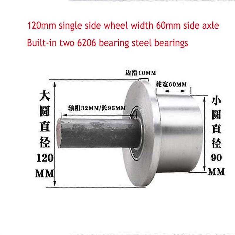 Freight Train Track Wheel / Freight Elevator Elevator Channel Steel Pulley / Light Rail Gate Groove Wheel / Subway Mine I-beam