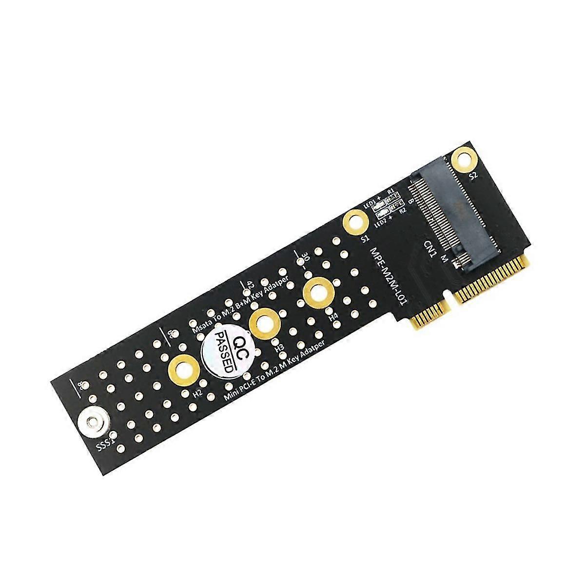 M.2 (NGFF) NVME SSD Mini PCIe átalakító kártya Mini PCI-E - M.2 M-Key adapter MSATA - M.2 B+M Key adapter