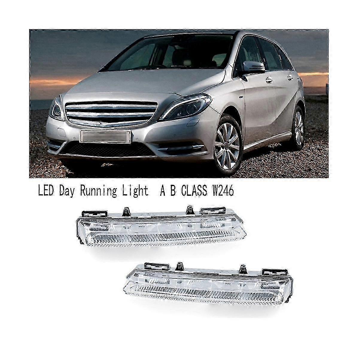 Mercedes Front LED Daytime Running Fog Light Set – OEM ULO, Part #2049069000/2049068900