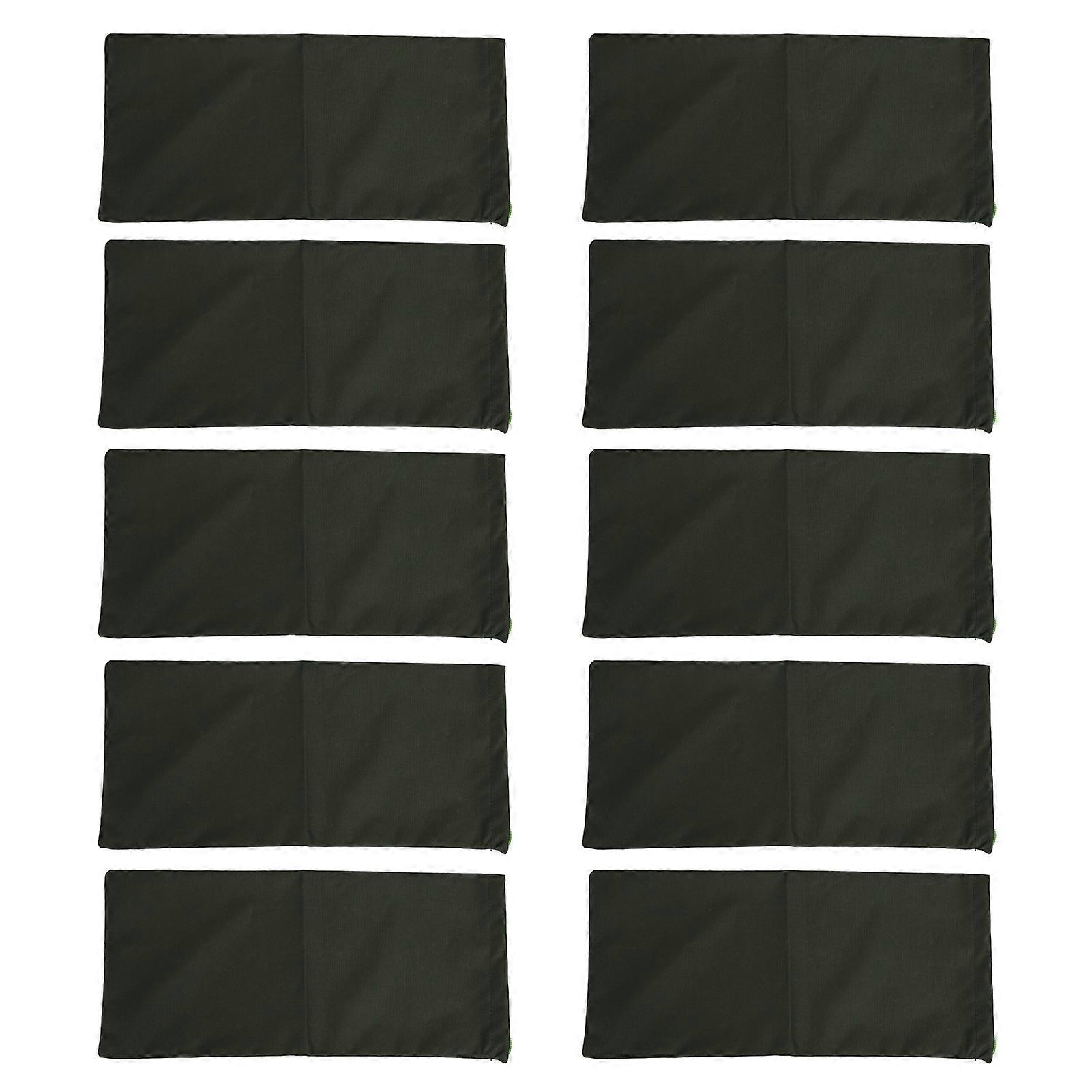 10pcs Flood Sandbags Empty Thickened 600d Polyester Bendable Drawstring Flood Control Bags For Door Garage Basement