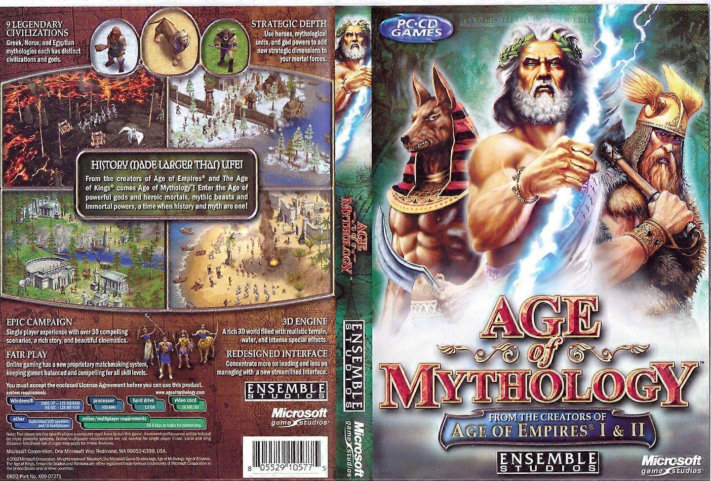 Age of Mythology - PC CD - New & Sealed