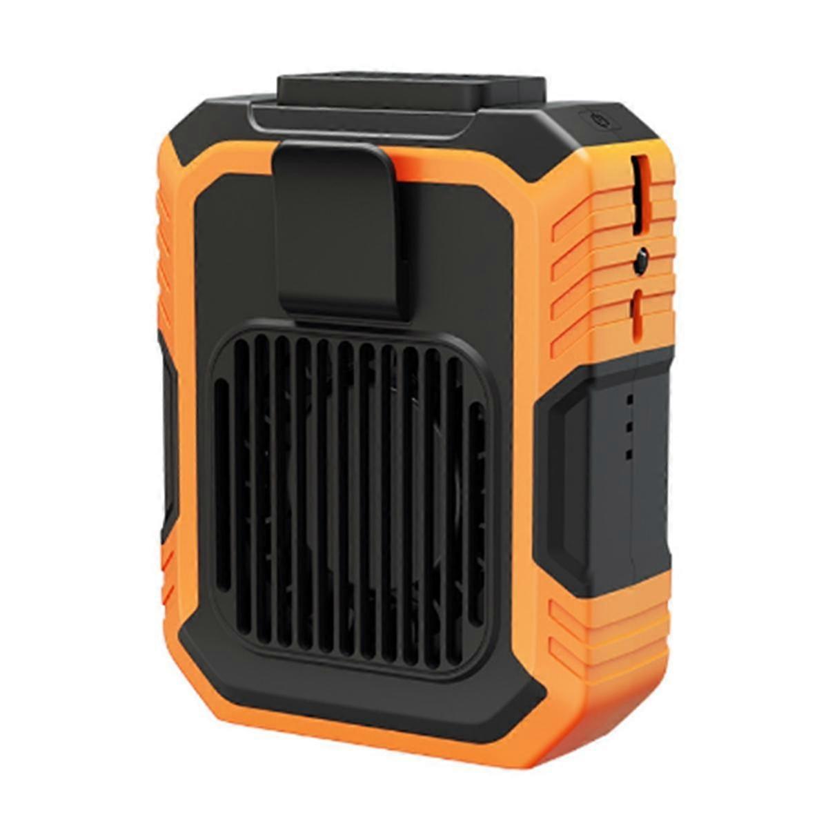 4000mAh Wearable Personal Fan Portable Mini Waist Fan 3 Speed USB Rechargeable Waist Clip Fan
