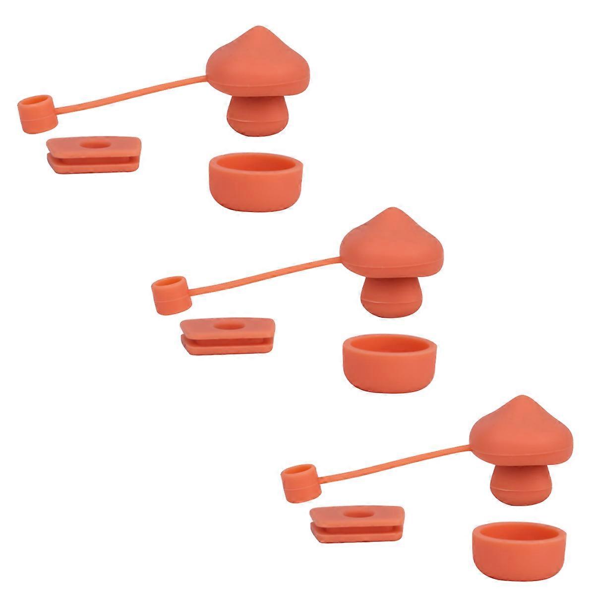 Silicone Spill Proof Stopper 9pcs, Straw Topper Tumbler Accessories with 3 Round Leak Stopper, 3 Square Spill Stopper and 3 Straw Covers Cap for Stanl