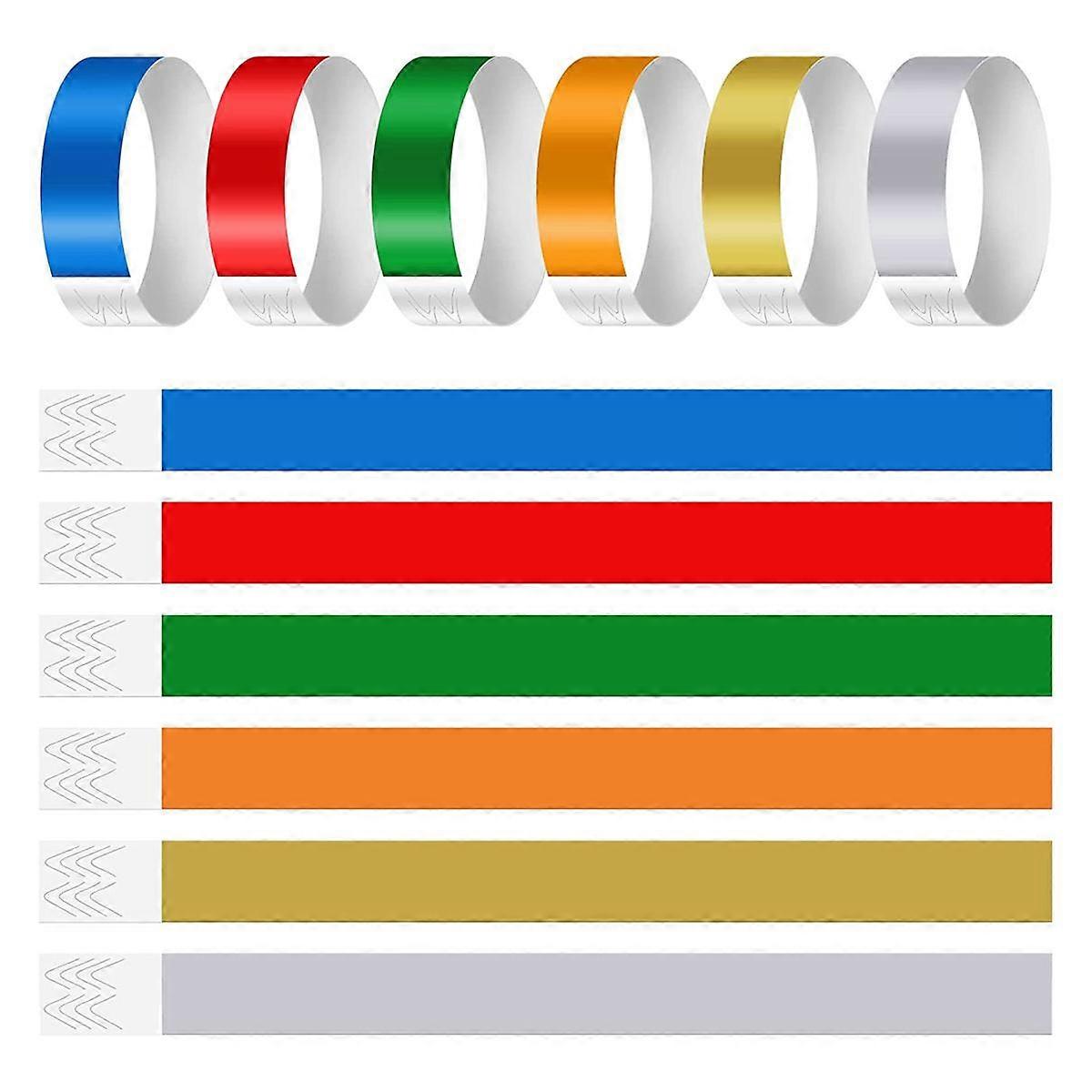 600 PCS Colored for Events, Synthetic Paper Waterproof Lightweight Activity Identification